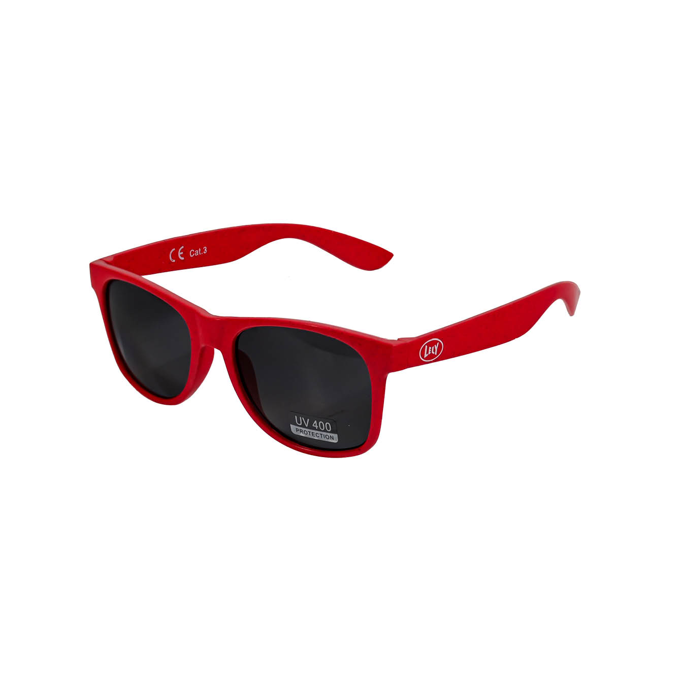 Sonnenbrille rot Stroh