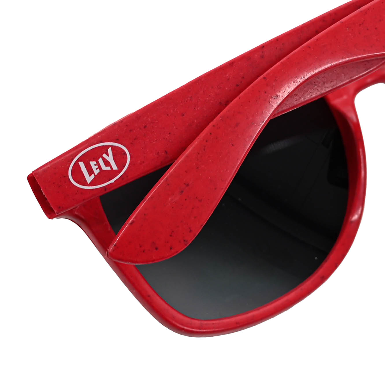 Sonnenbrille rot Stroh